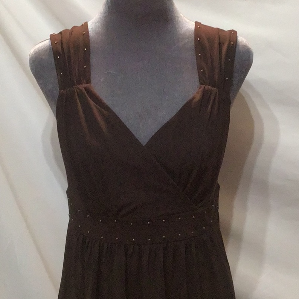 Michael Kors dark brown sundress size small